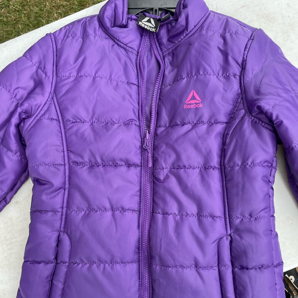 Girls purple Reebok jacket